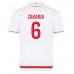 AS Monaco Denis Zakaria #6 Hjemmedrakt 2025-26 Korte ermer